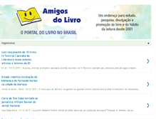 Tablet Screenshot of amigosdolivro.com.br